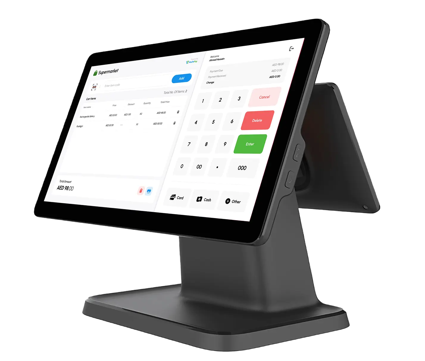 VaultsPay Smart Cashier Machine for seamless retail operations