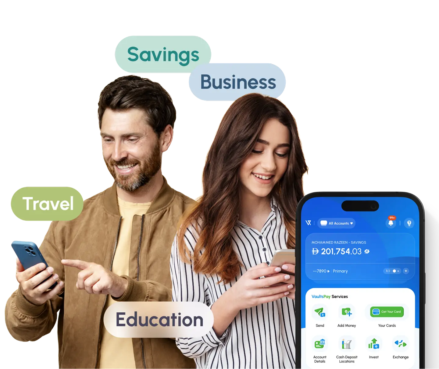 VaultsPay Digital Wallet Interface